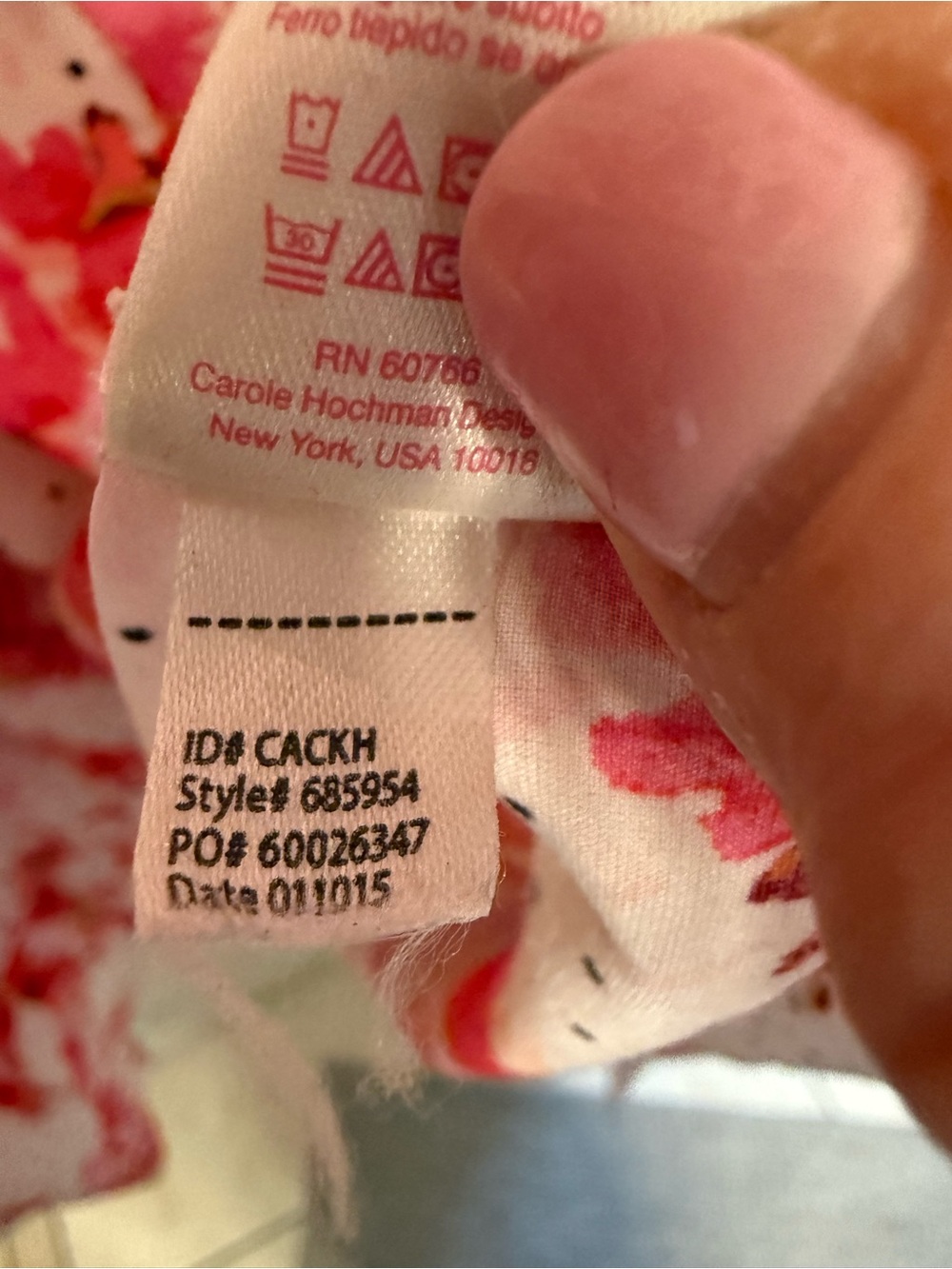 Oscar De La Renta Pink Label Floral Wrap Robe XS Cottagecore Pristine - Picture 8 of 15